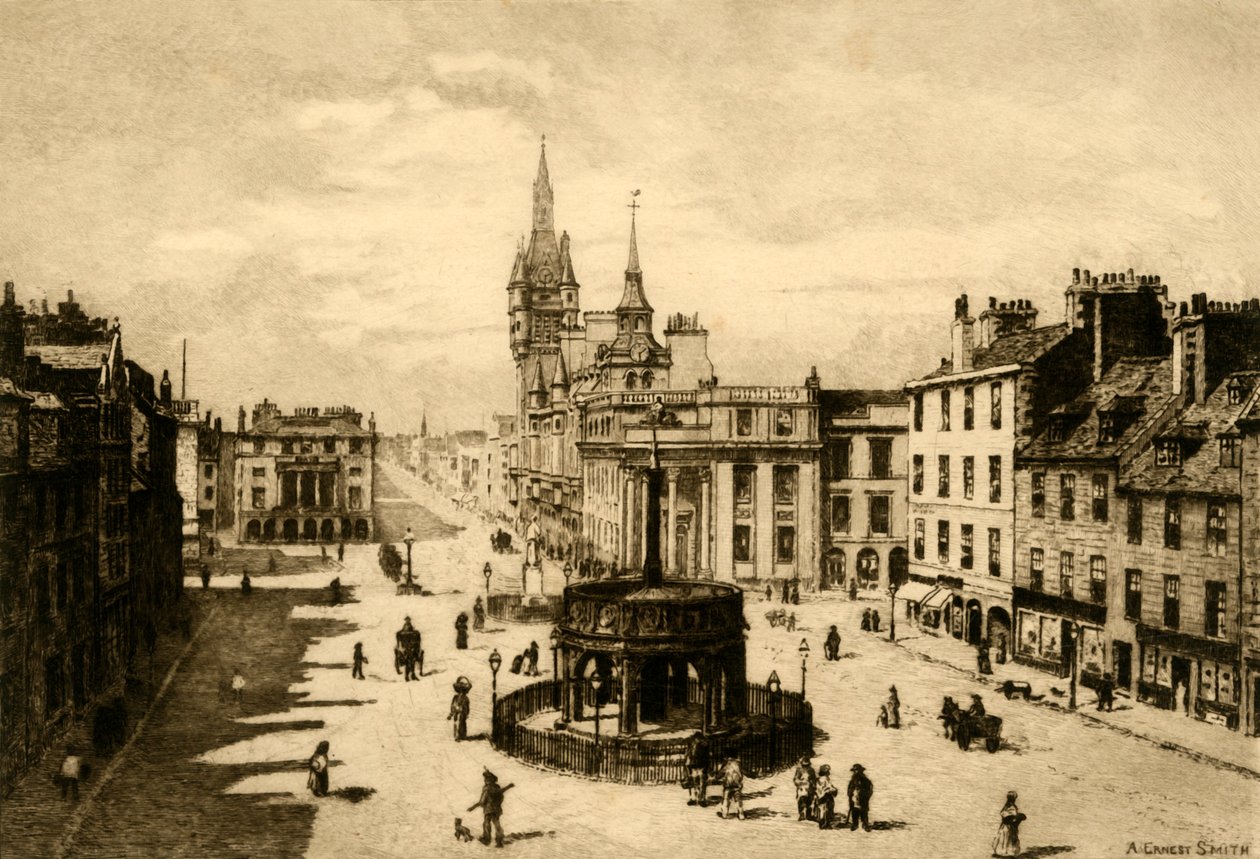 De kommunala byggnaderna, Aberdeen, 1898. av Unbekannt