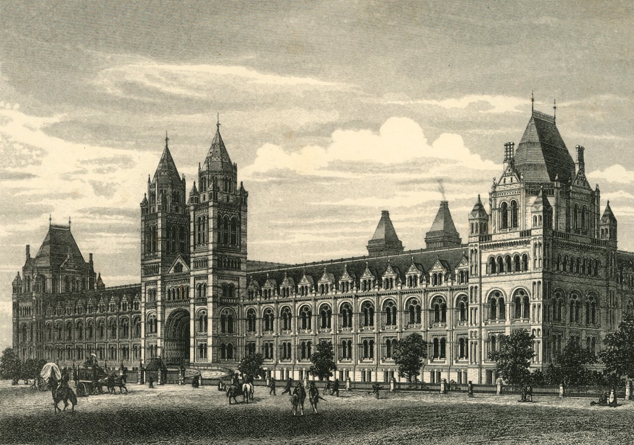 Naturhistoriska museet, South Kensington, c1876. av Unbekannt