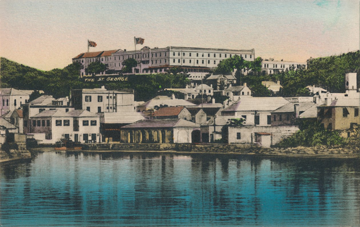 The New St. George Hotel, St. Georges, Bermuda, tidigt 1900-tal. av Unbekannt