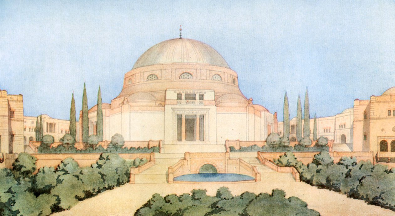 Det nya universitetet, Jerusalem, Israel, 1926 av Unbekannt