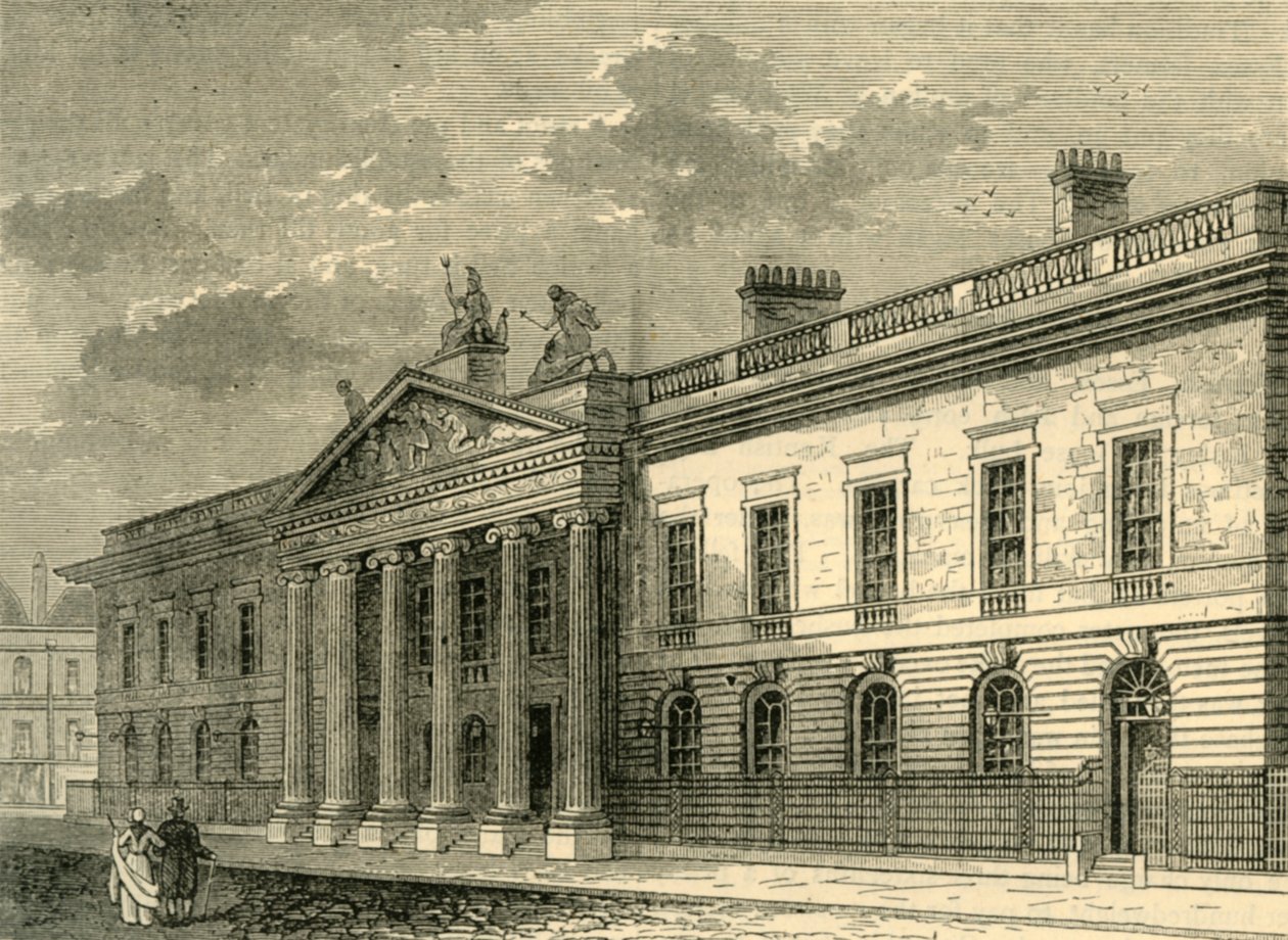 The Old India Office, Leadenhall Street 1803, c1872. av Unbekannt