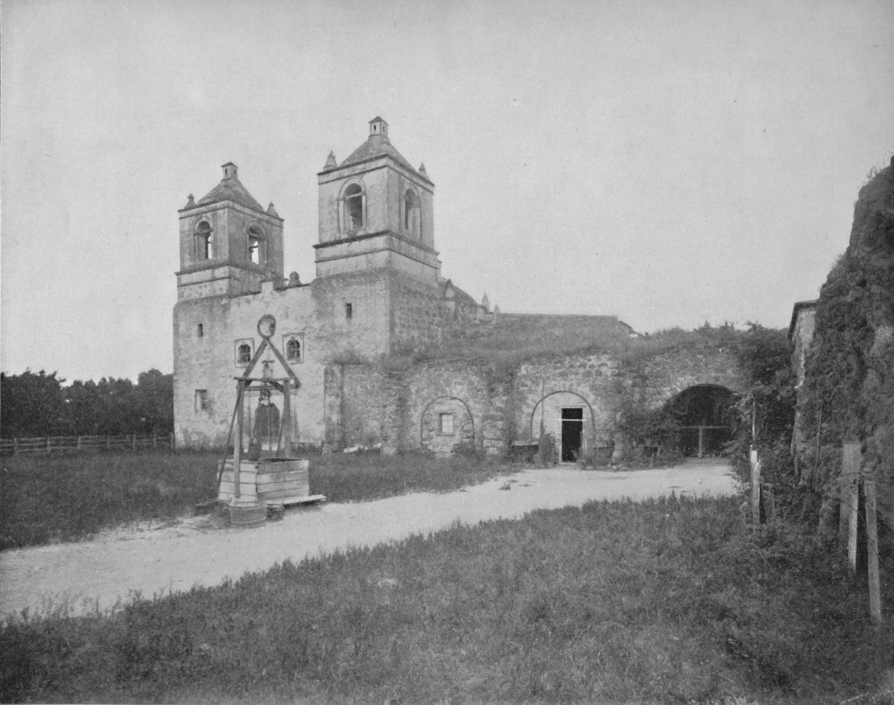 The Old Mission i San Antonio, 1800-talet av Unbekannt