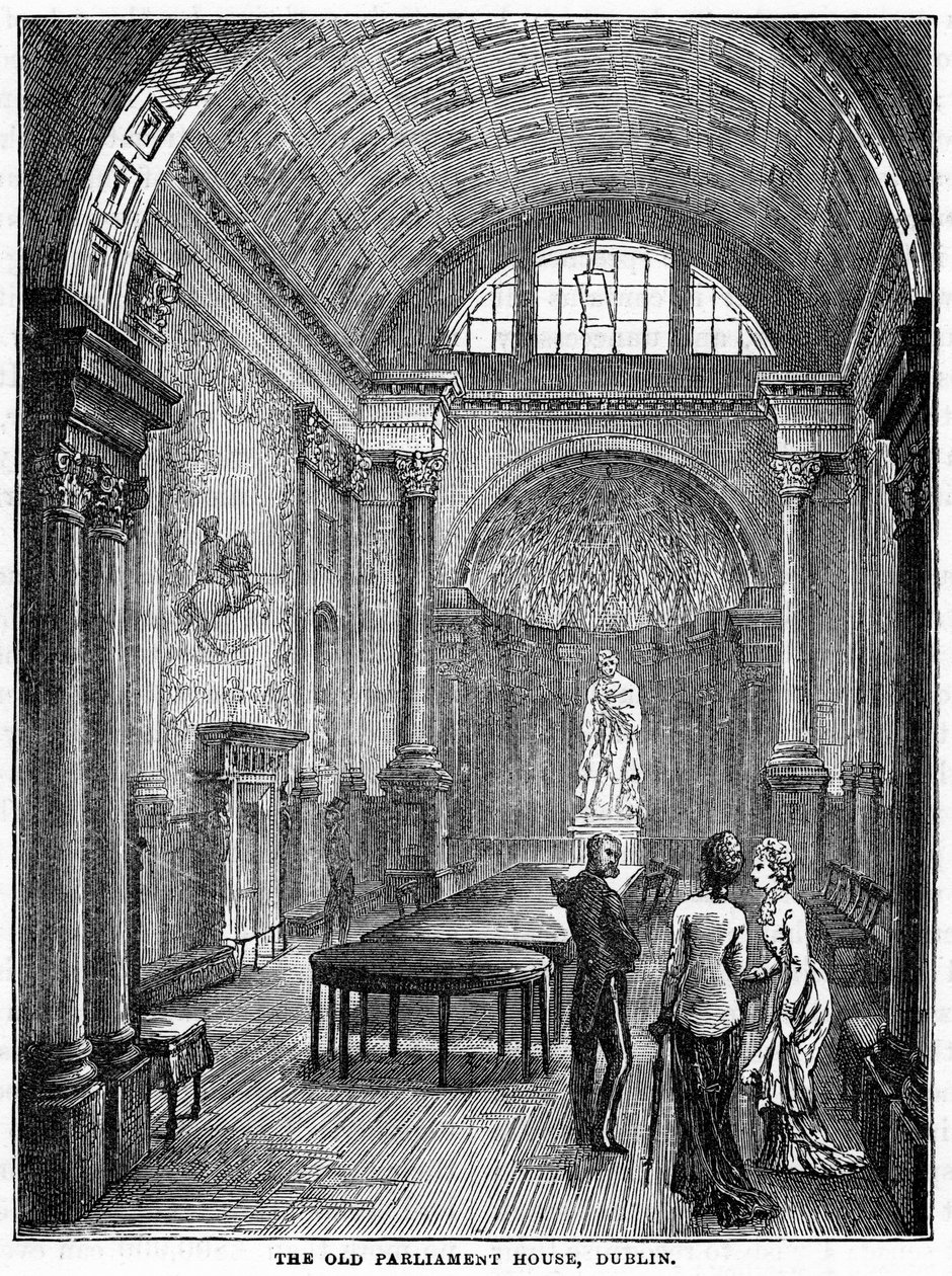The Old Parliament House, Dublin, 1800-talet av Unbekannt