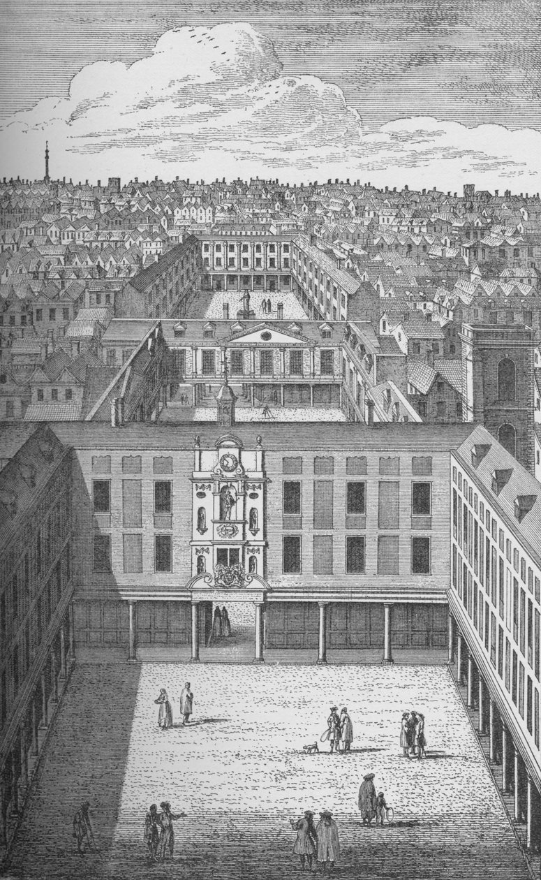 The Old St. Thomass Hospital i Bermondsey, som ersatte de tidigare klosterbyggnaderna 1701, av Unbekannt