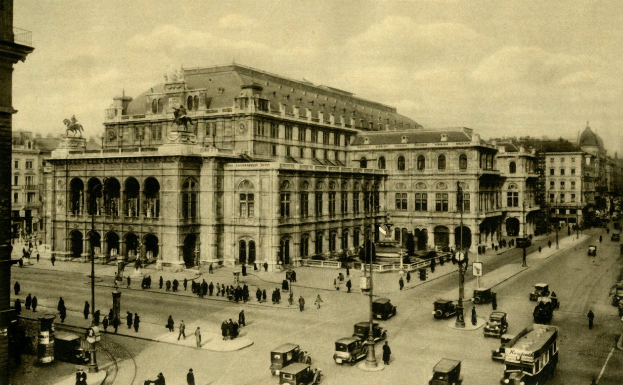 Operahuset, Wien, Österrike, c1935. av Unbekannt