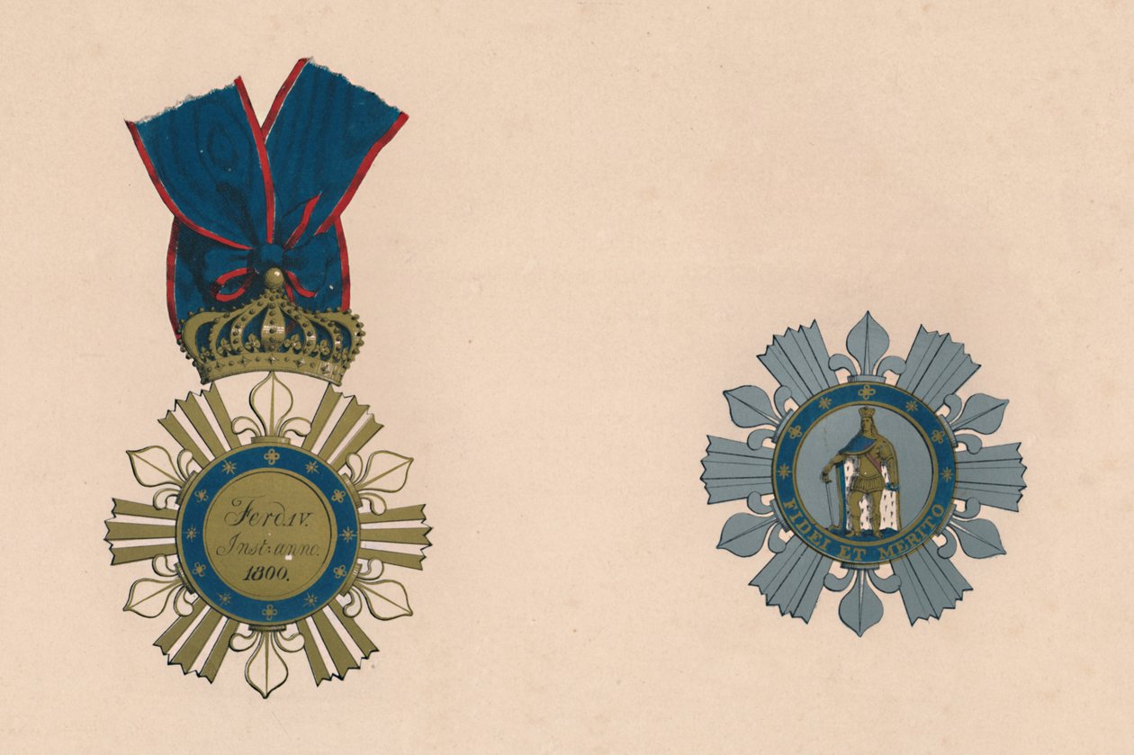 St. Ferdinands och förtjänstorden, c1800-talet av Unbekannt