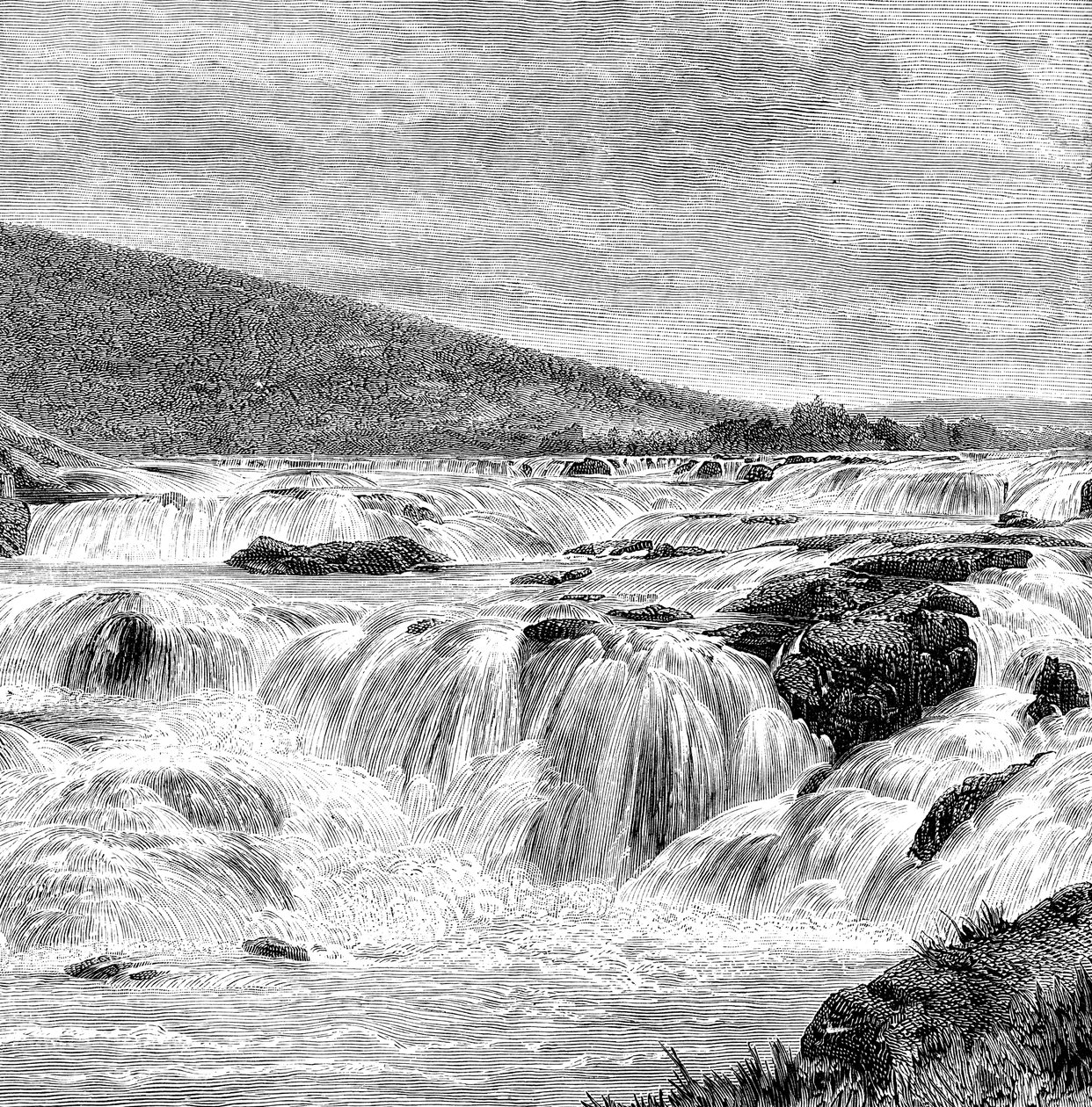 Paikarifallen i Nilgiris, Indien, 1895 av Unbekannt