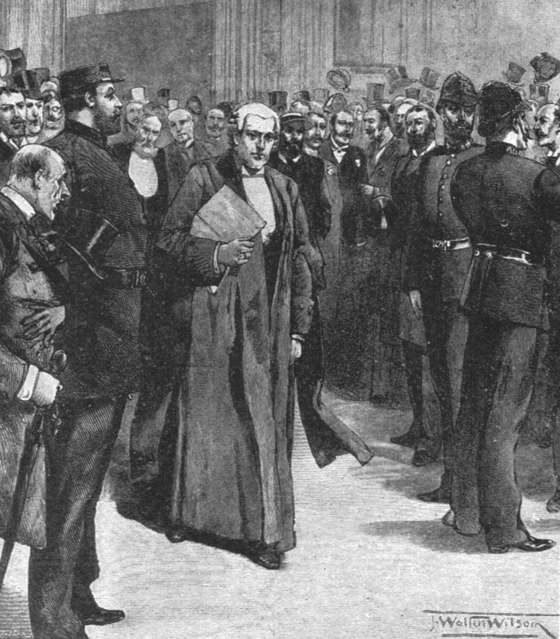 Passage of the Home Rule Bill from the Commons to the Lords, 2 september 1893, 1901. av Unbekannt