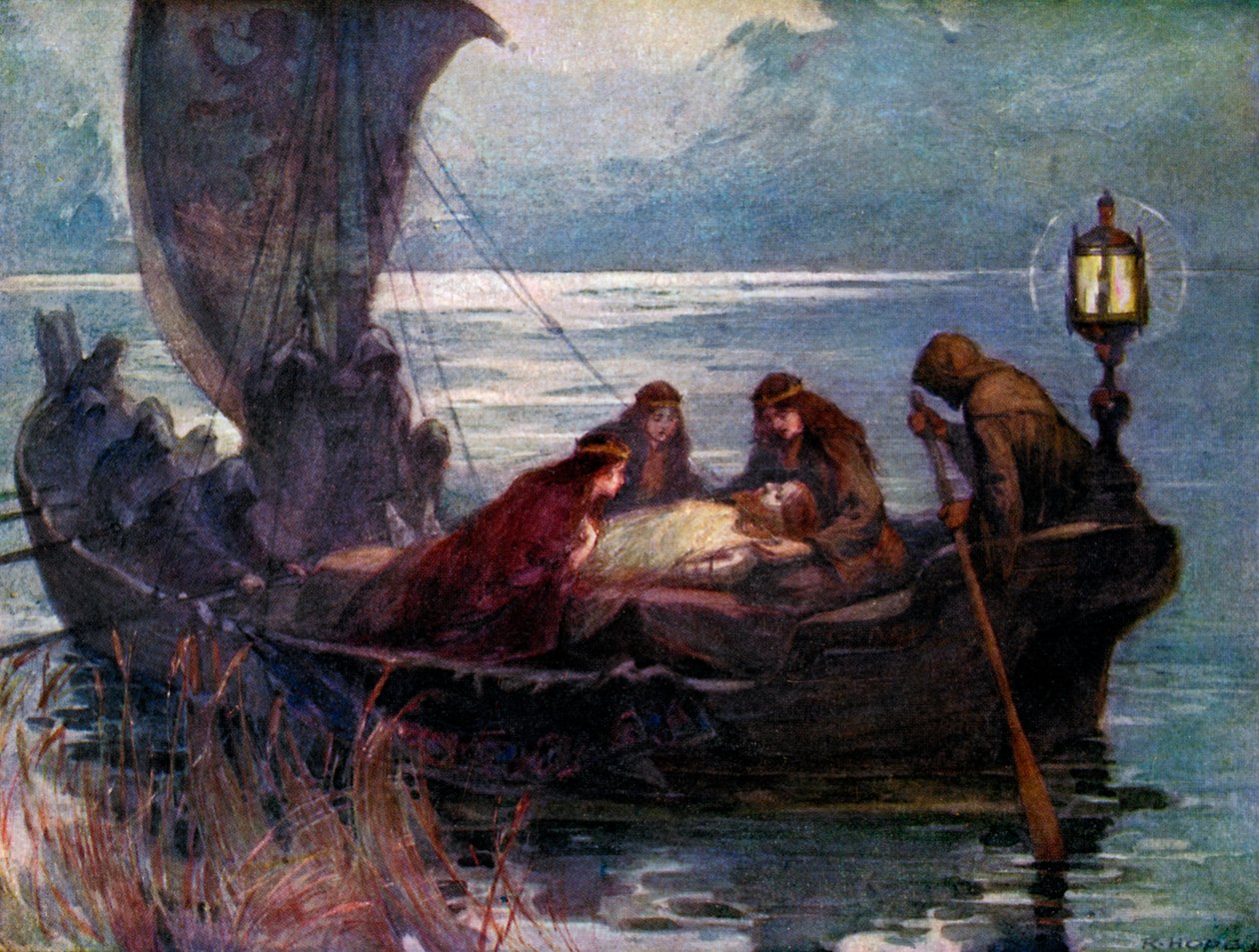 Arthurs bortgång, 1925 av Unbekannt