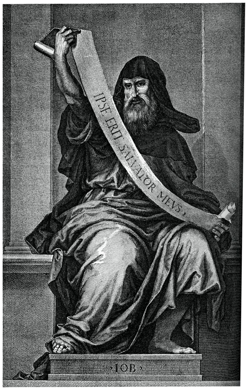 Patriarken Job, 1400-talet, 1870 av Unbekannt