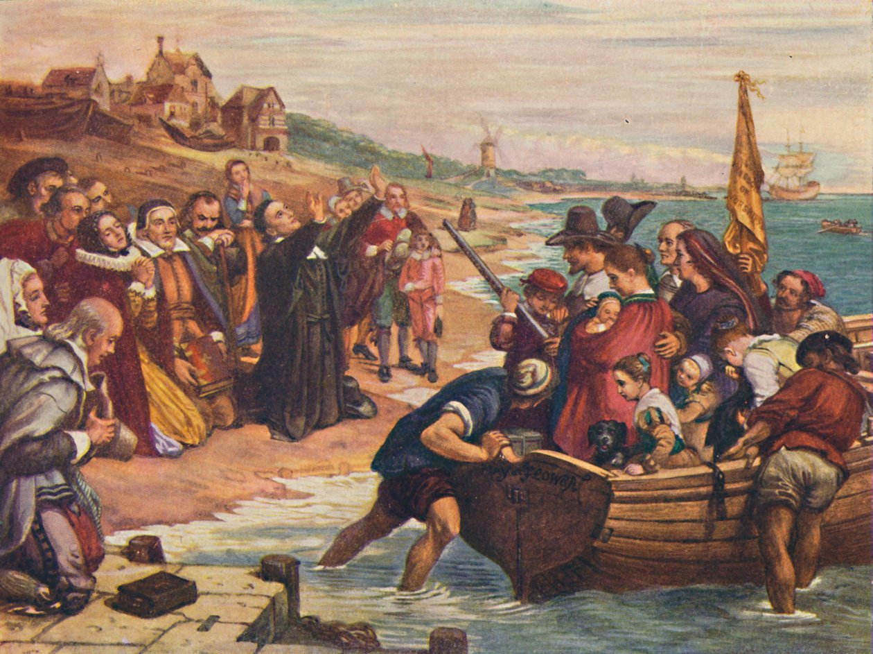 Pilgrimsfäderna, 1916 av Unbekannt