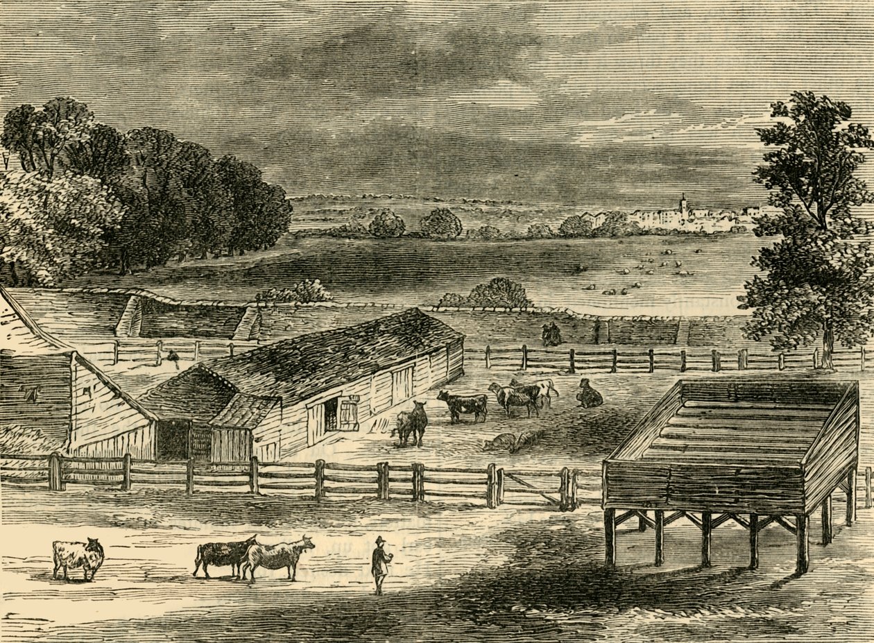 The Place of Execution, Tyburn, 1790, c1876. av Unbekannt