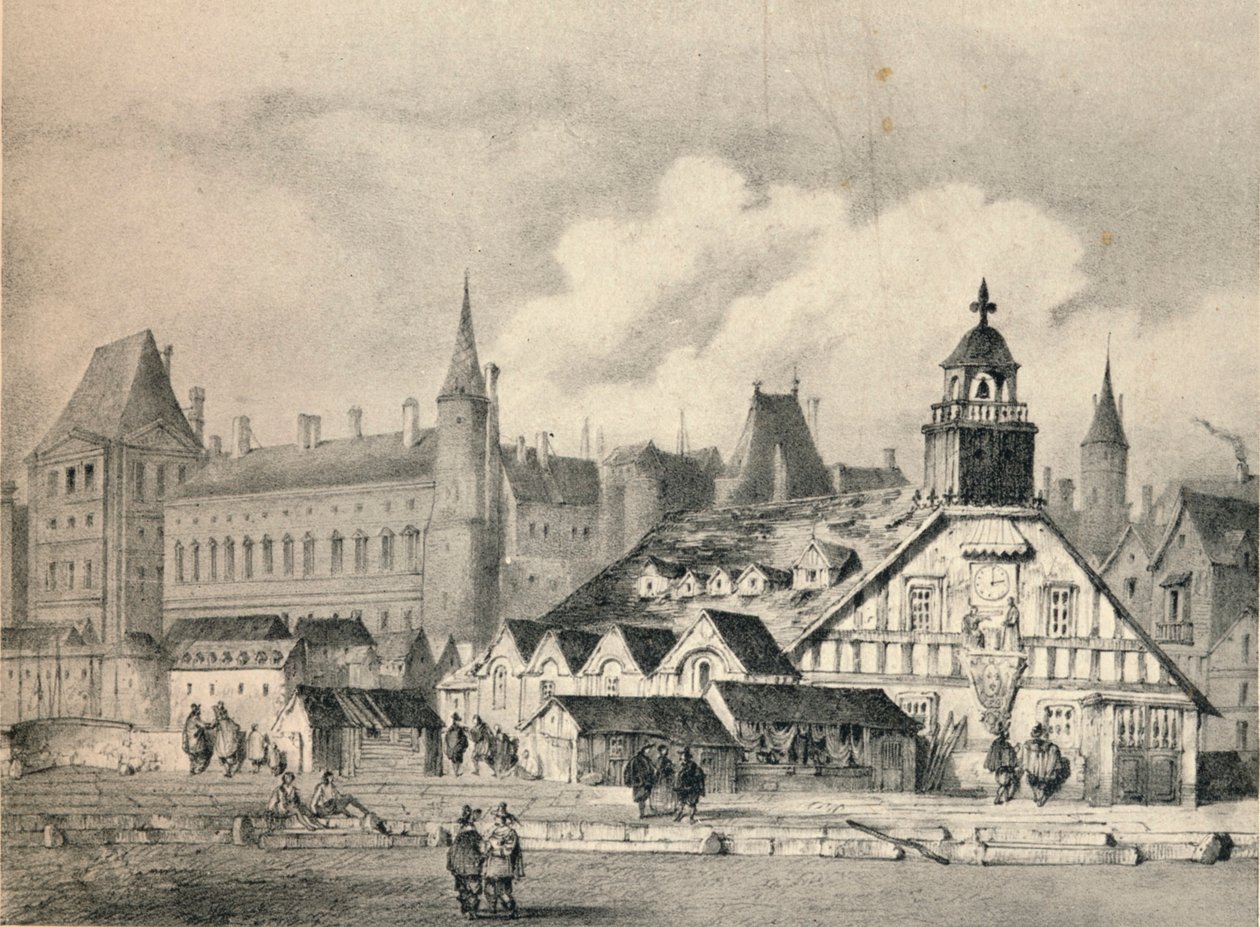 Pompe de la Samaritaine 1635, 1915 av Unbekannt