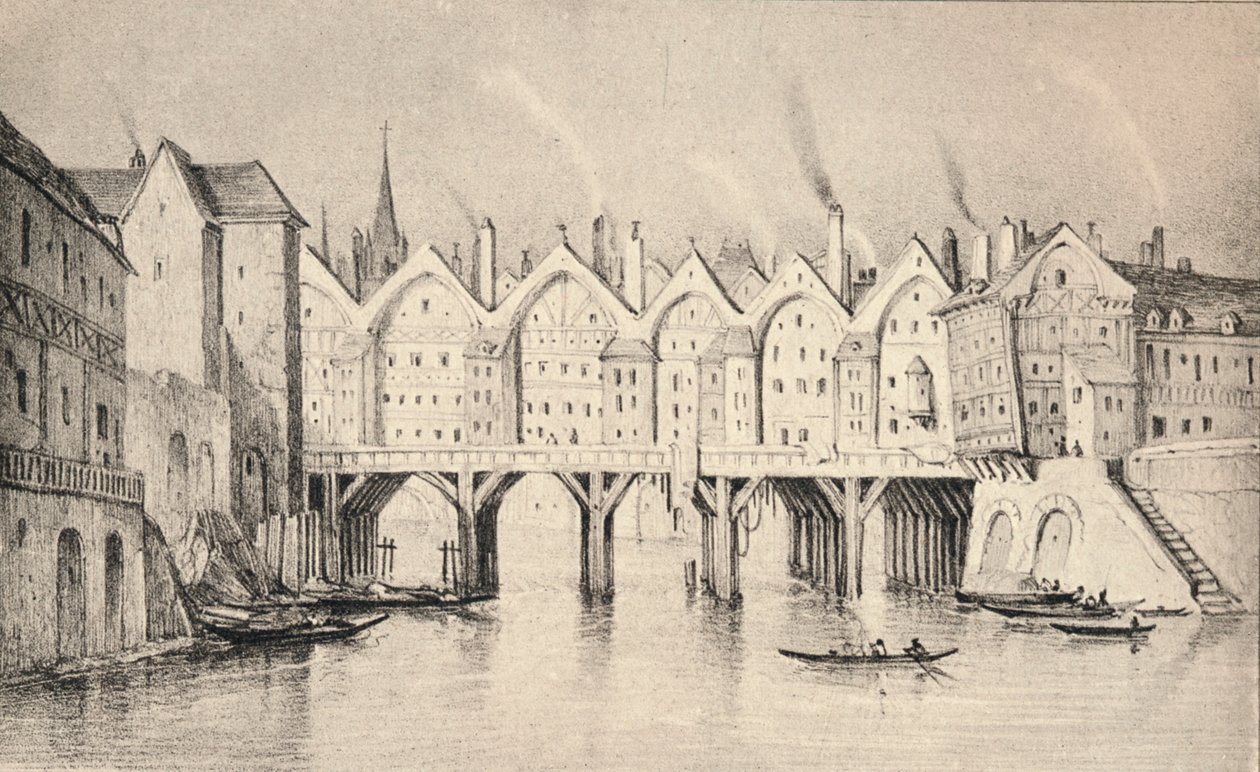Pont St Michel 1550, 1915 av Unbekannt
