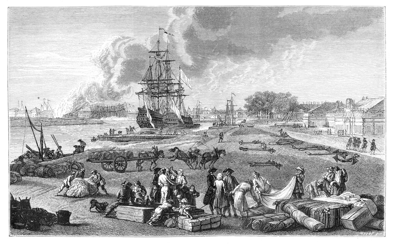 Rocheforts hamn, 1885 av Unbekannt