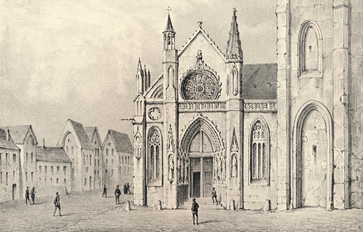Portalen till kyrkan St Jacques la Boucherie, 1915 av Unbekannt
