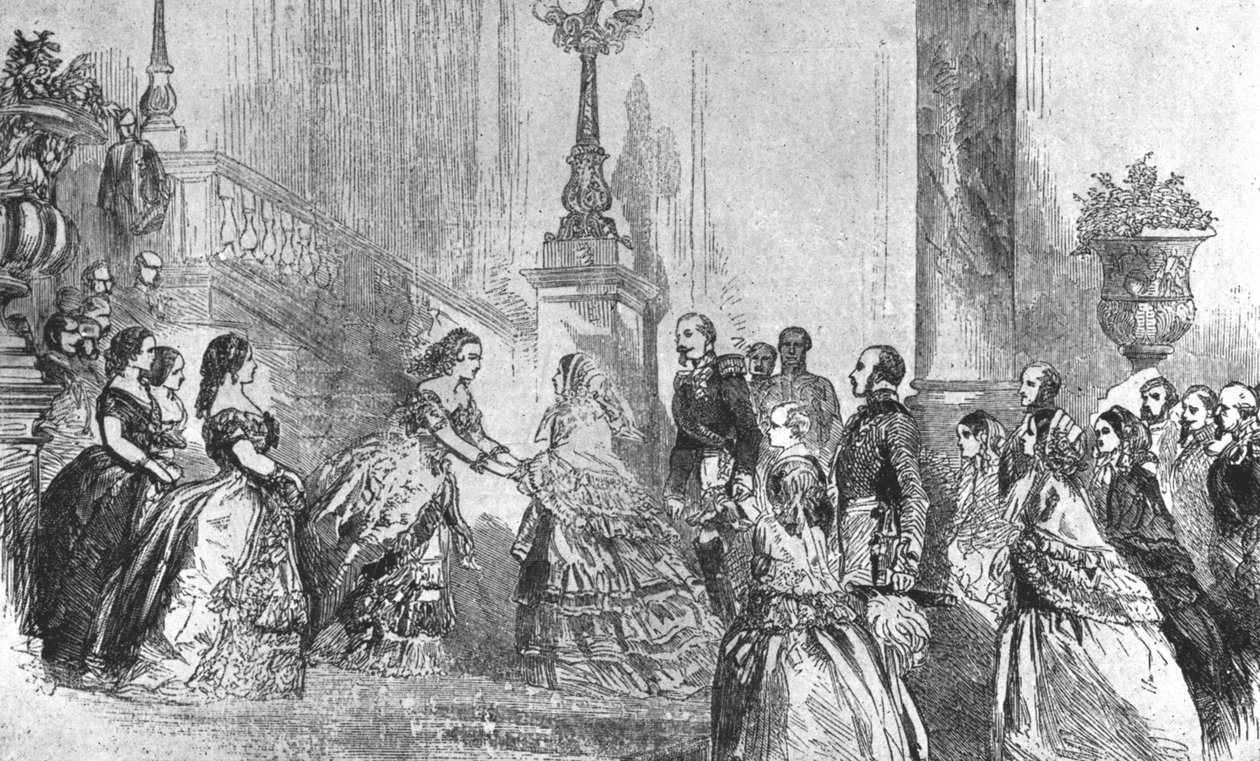 Prinsen av Wales första besök i Frankrike, 1855..., 1901. av Unbekannt
