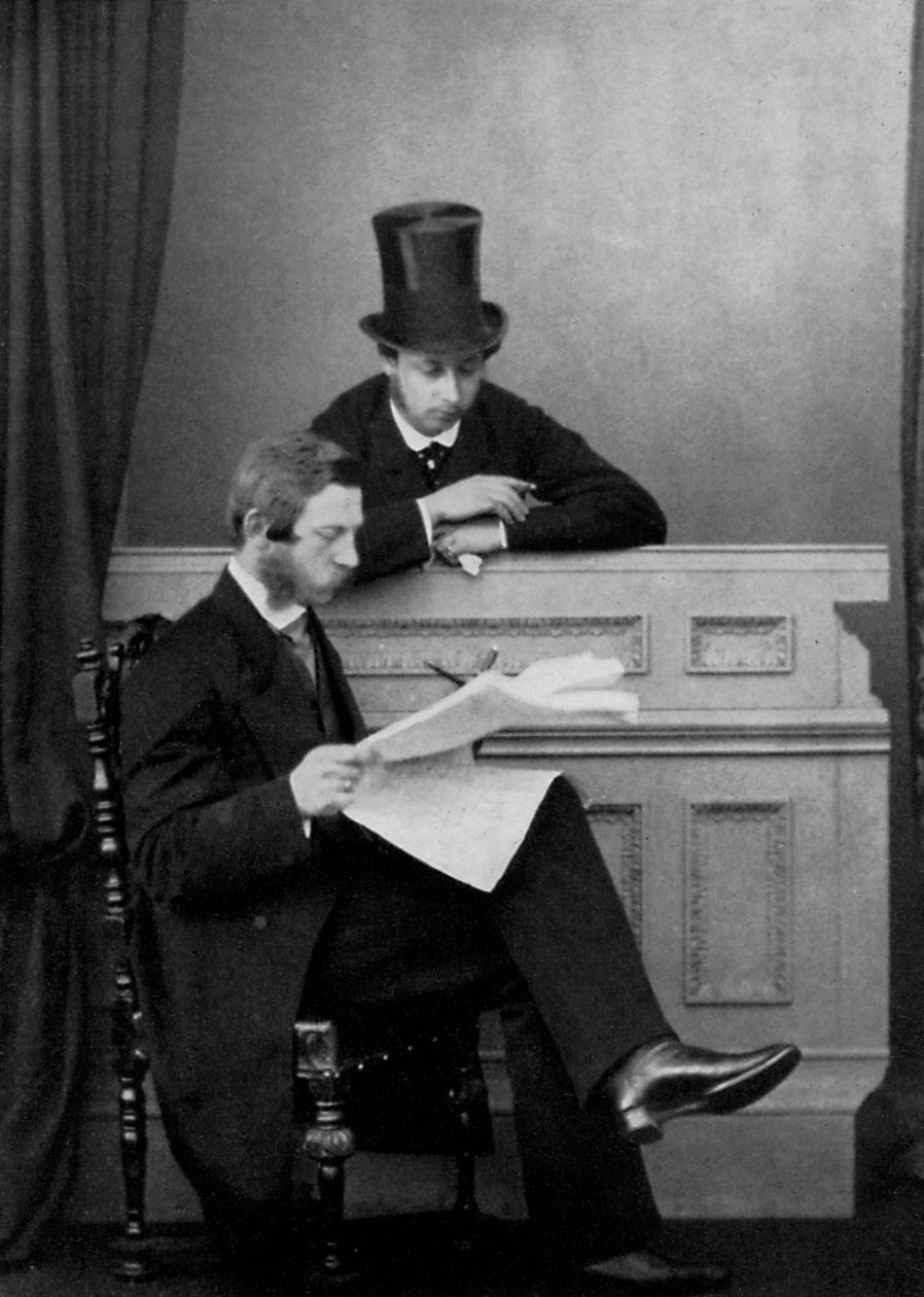 Prinsen av Wales och kronprins Fredrik William av Preussen, Windsor, 1863 1964 av Unbekannt