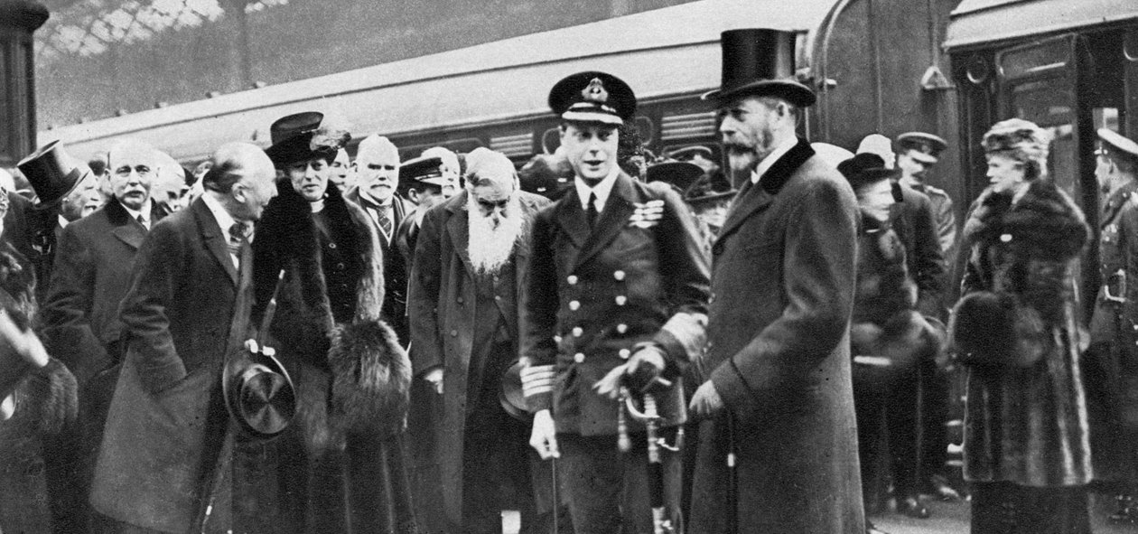 Prinsen av Wales på väg till Australien, 1920 av Unbekannt