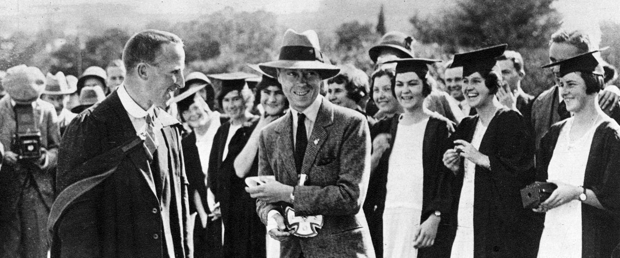 Prinsen av Wales med studenter i Grahamstown, Sydafrika, 1925 av Unbekannt