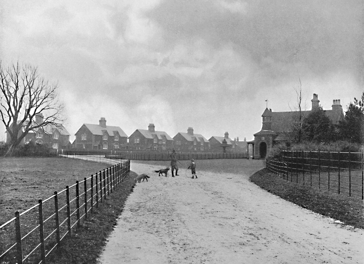 Prinsen av Wales modellby i Sandringham, c1896 av Unbekannt