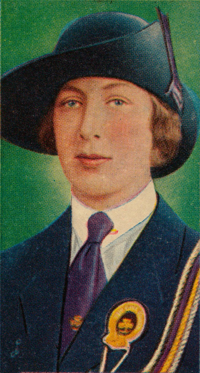 The Princess Royal, ordförande för Girl Guide Association, 1935 av Unbekannt