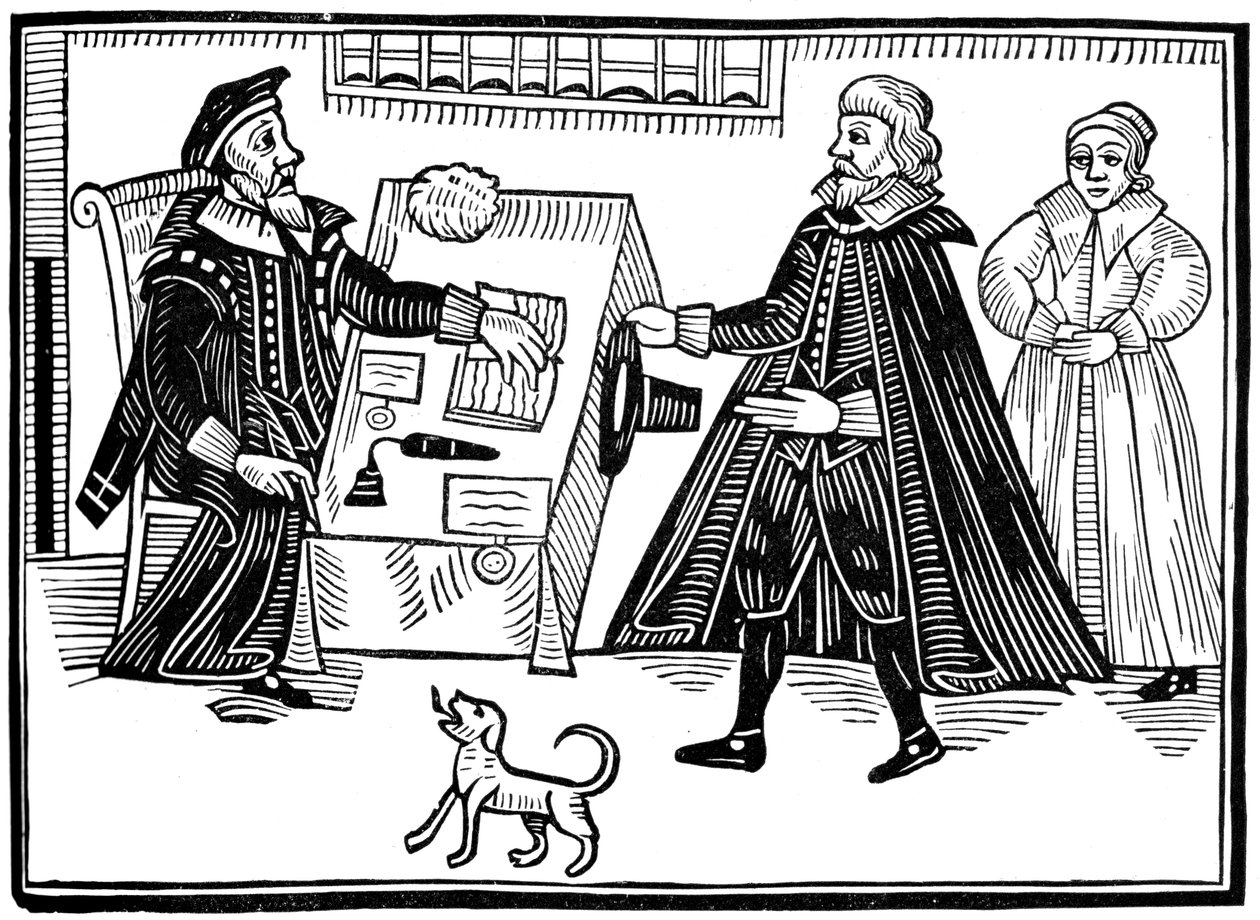 Proktören och paratorn, 1641, 1893 av Unbekannt