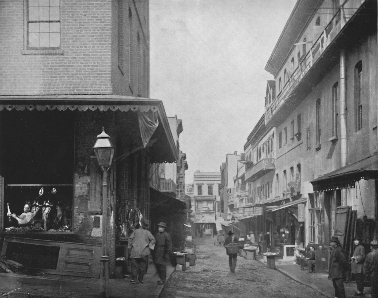 The Provision Market, Chinatown, San Francisco, 1800-talet av Unbekannt