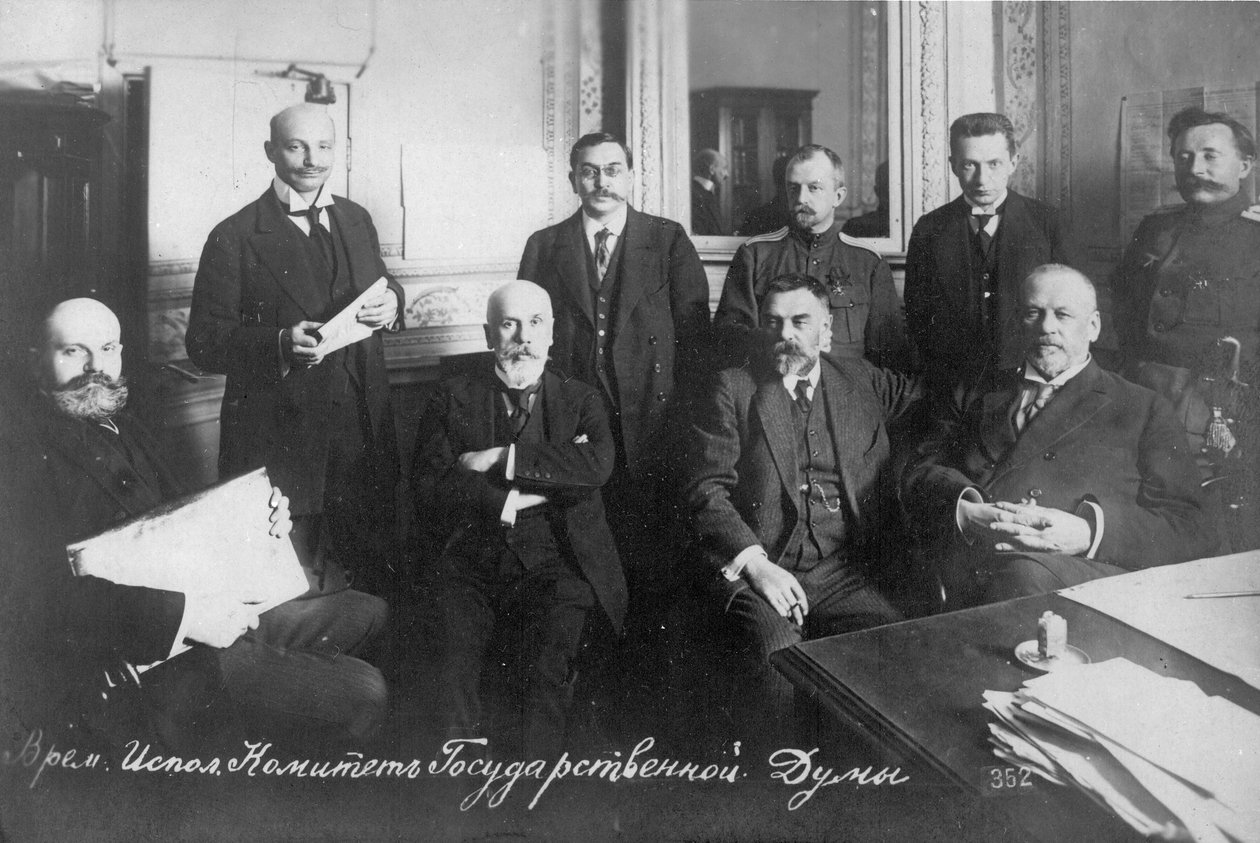 Statsdumans provisoriska kommitté, 1917. av Unbekannt