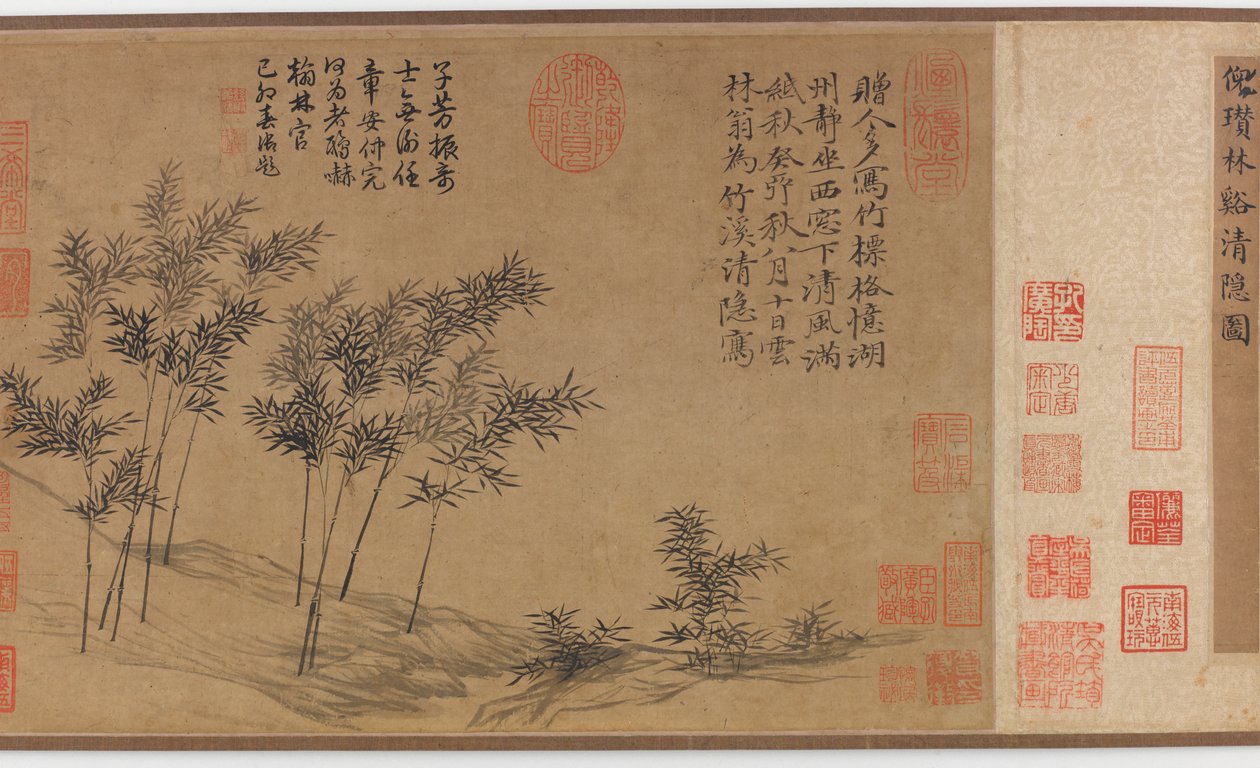 The Pure Recluse of Bamboo Creek, Ming-dynastin, 1400-talet. av Unbekannt