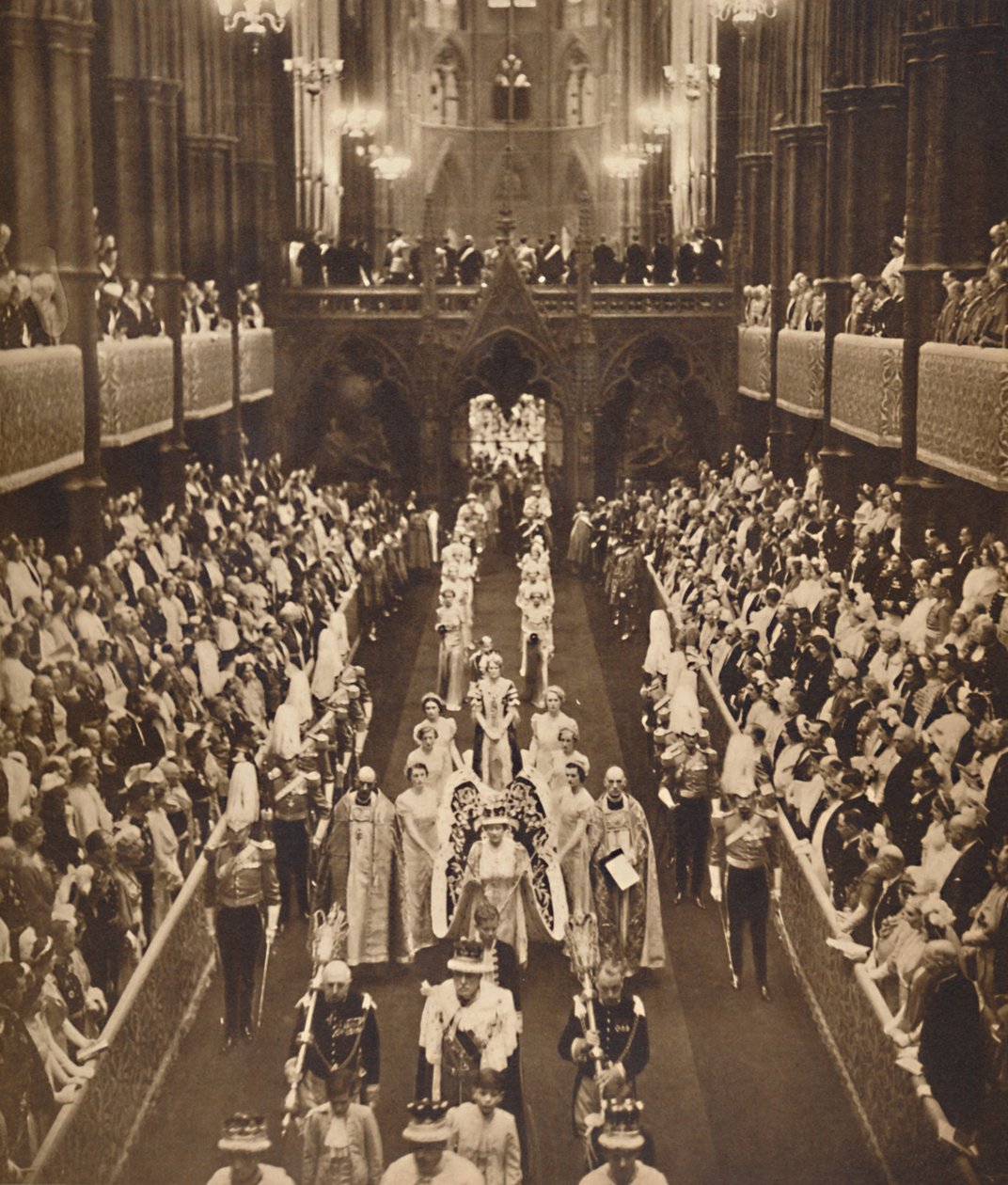 Queens Procession, 12 maj 1937 av Unbekannt