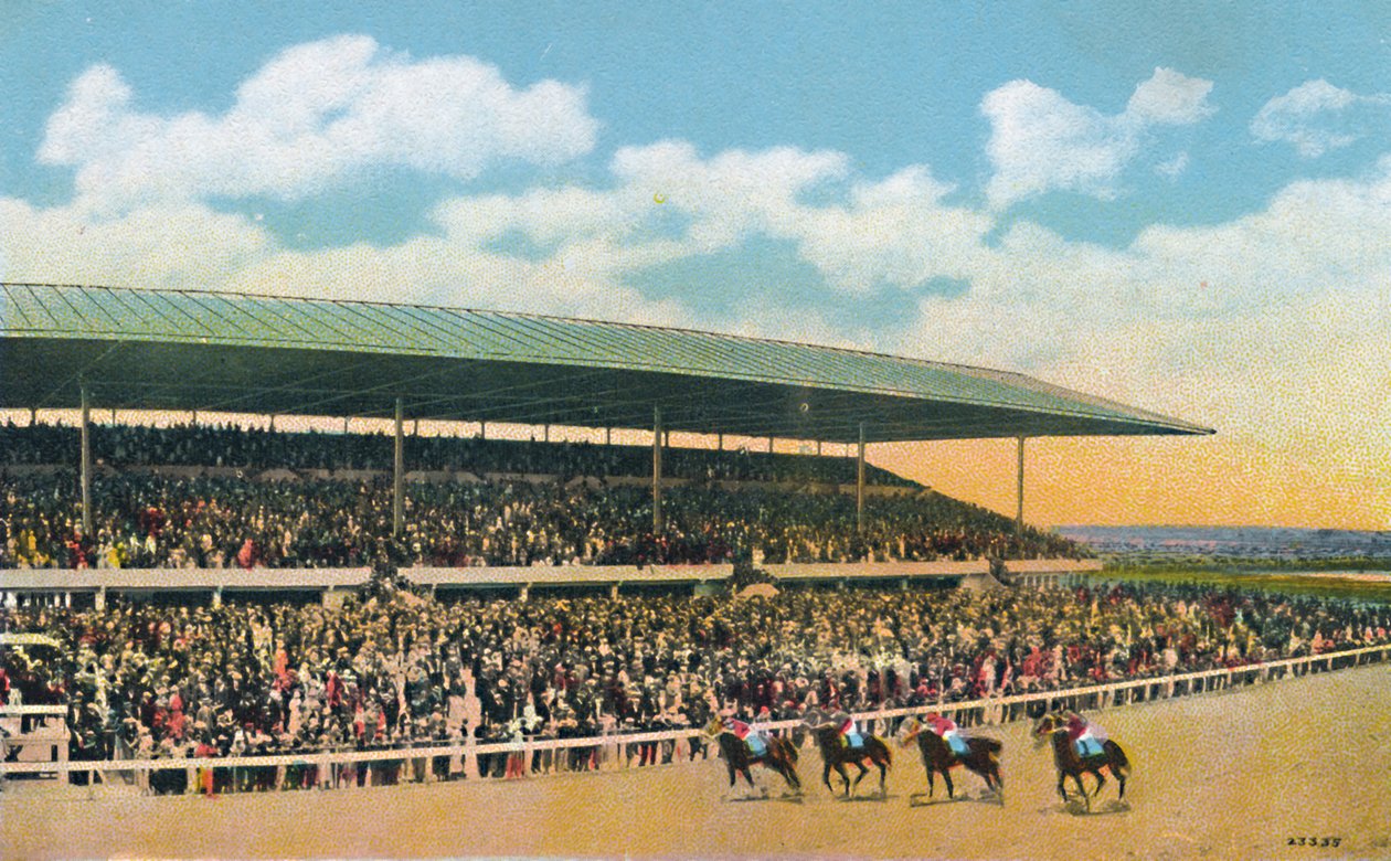 Racerbanan, Hialeah, nära Miami, Florida, USA, c1930-talet. av Unbekannt