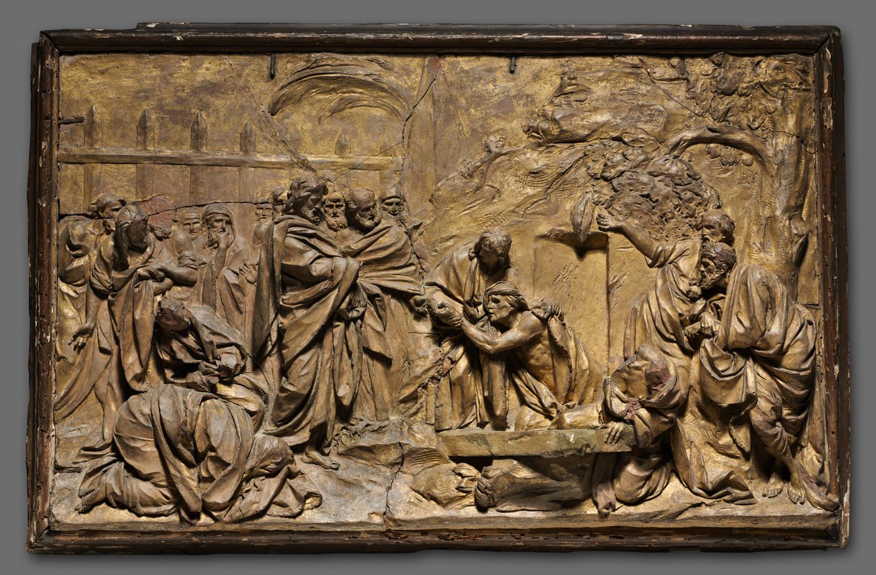 The Raising of Lazarus, ca. 1725-50. av Unbekannt