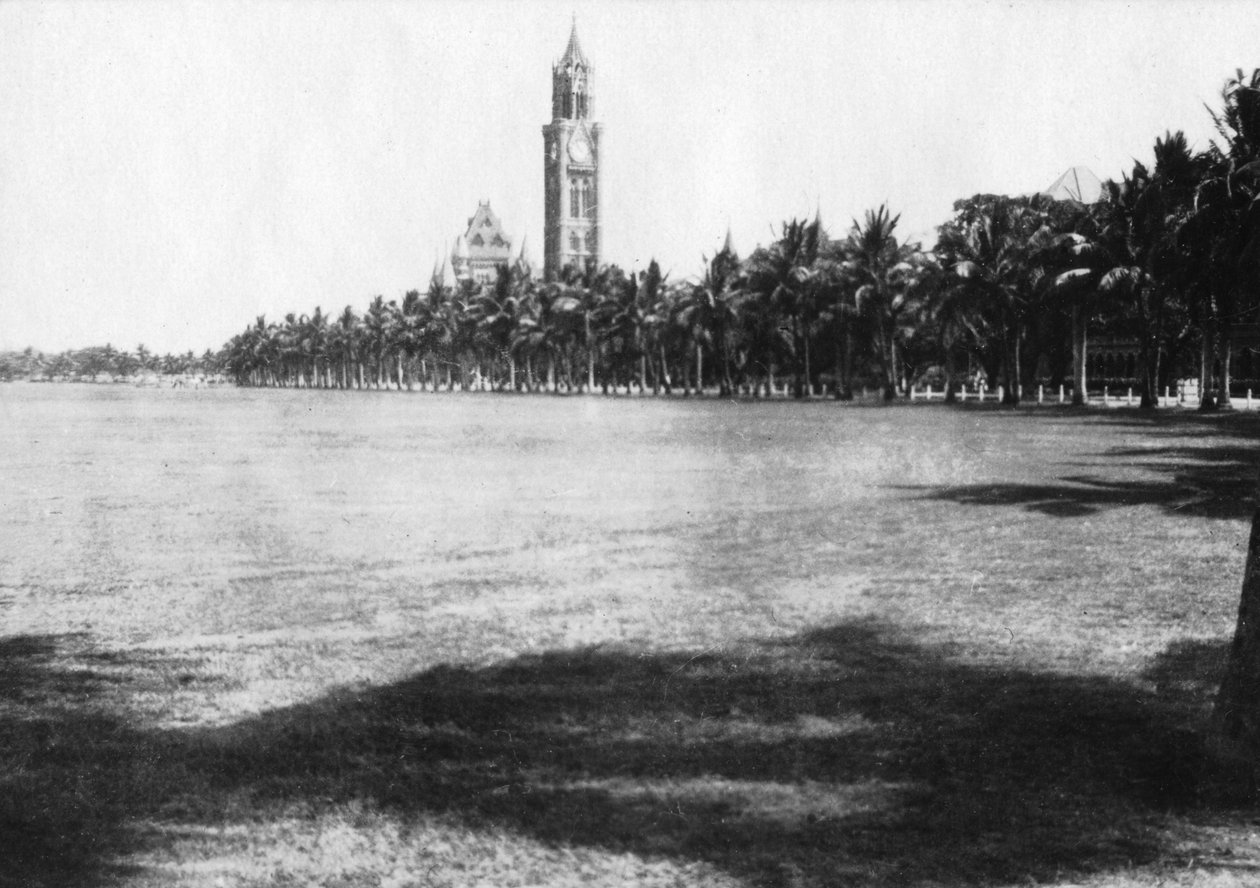 Rajabai Tower, University of Bombay, Indien, c1918 av Unbekannt