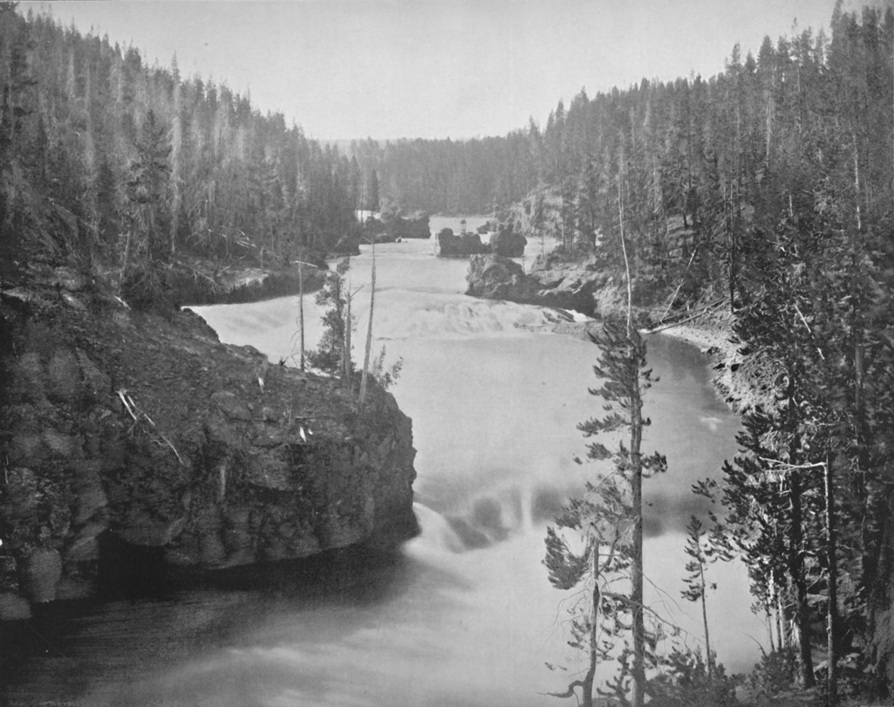 The Rapids of the Yellowstone, 1800-talet av Unbekannt
