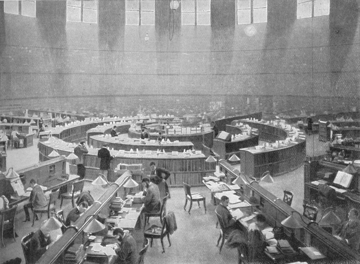 Lässalen på British Museum, London, c1903 1903 av Unbekannt