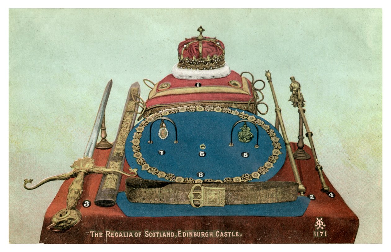 The Regalia of Scotland, Edinburgh Castle, 1800- eller 1900-talet av Unbekannt
