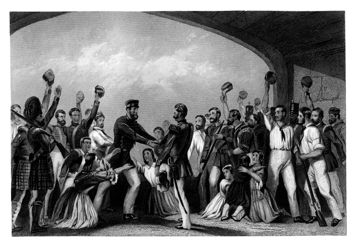 The Relief of Lucknow av General Havelock, Indian Mytery, 15 september 1857, 1880 av Unbekannt