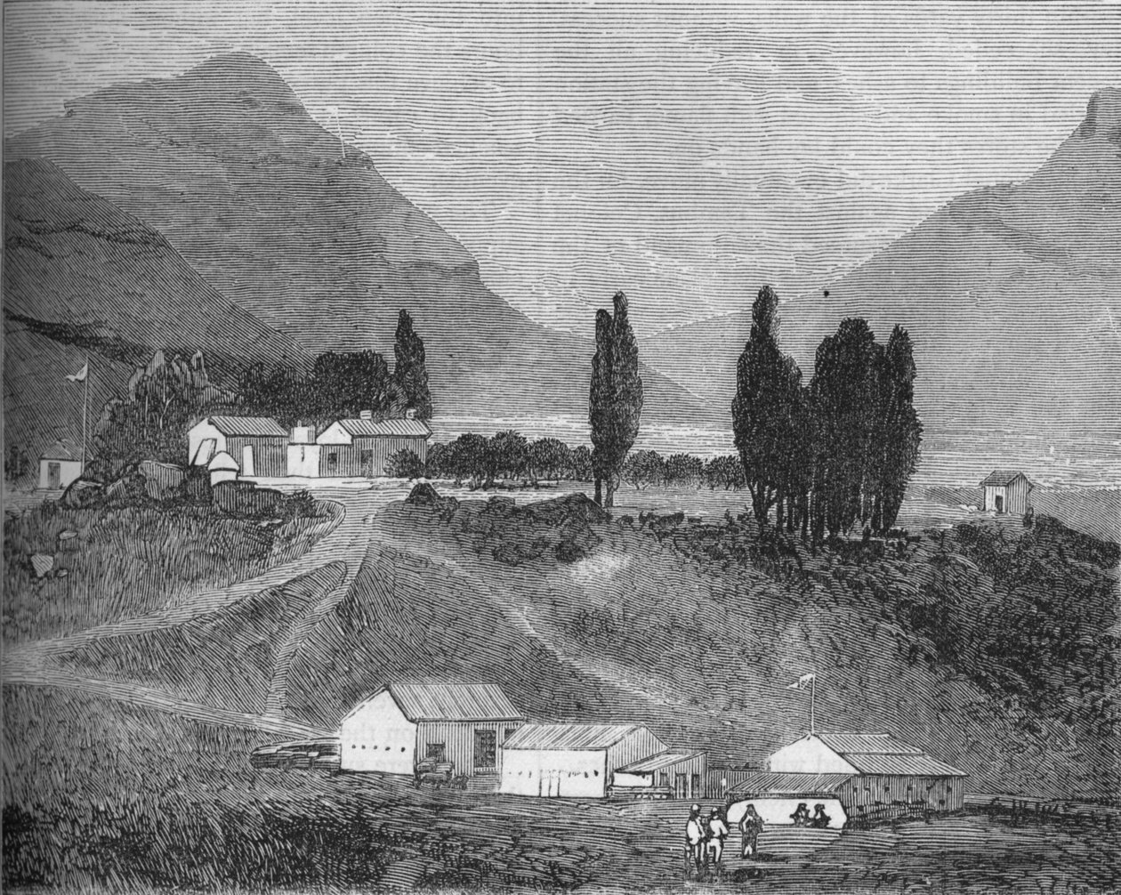 The Residency, Maseru, Basutoland, Abode of Chief Magistrate, Commandant Griffiths, c1880 av Unbekannt