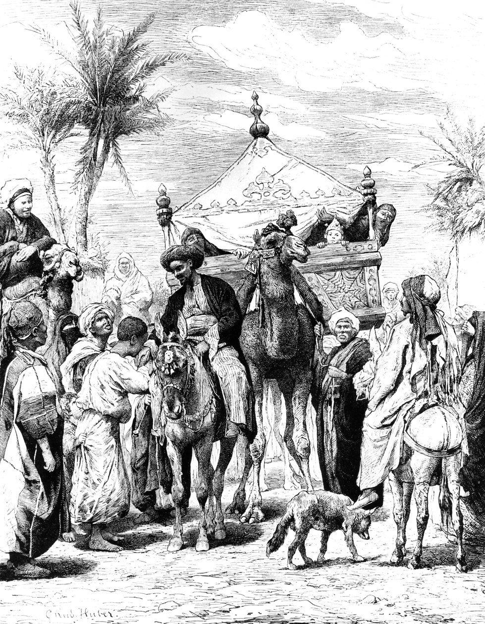 Pilgrimsfärdens återkomst, 1881 av Unbekannt