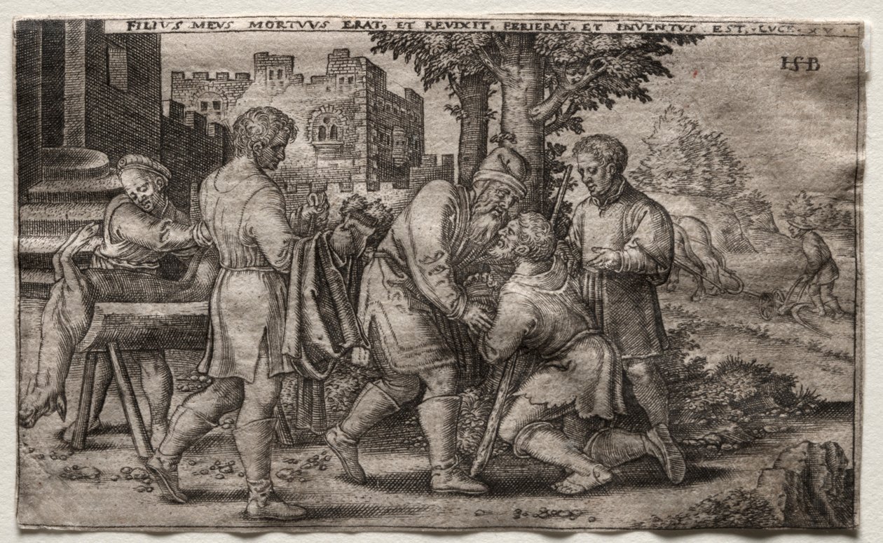 The Return of the Prodigal Son, 1500-talet. av Unbekannt