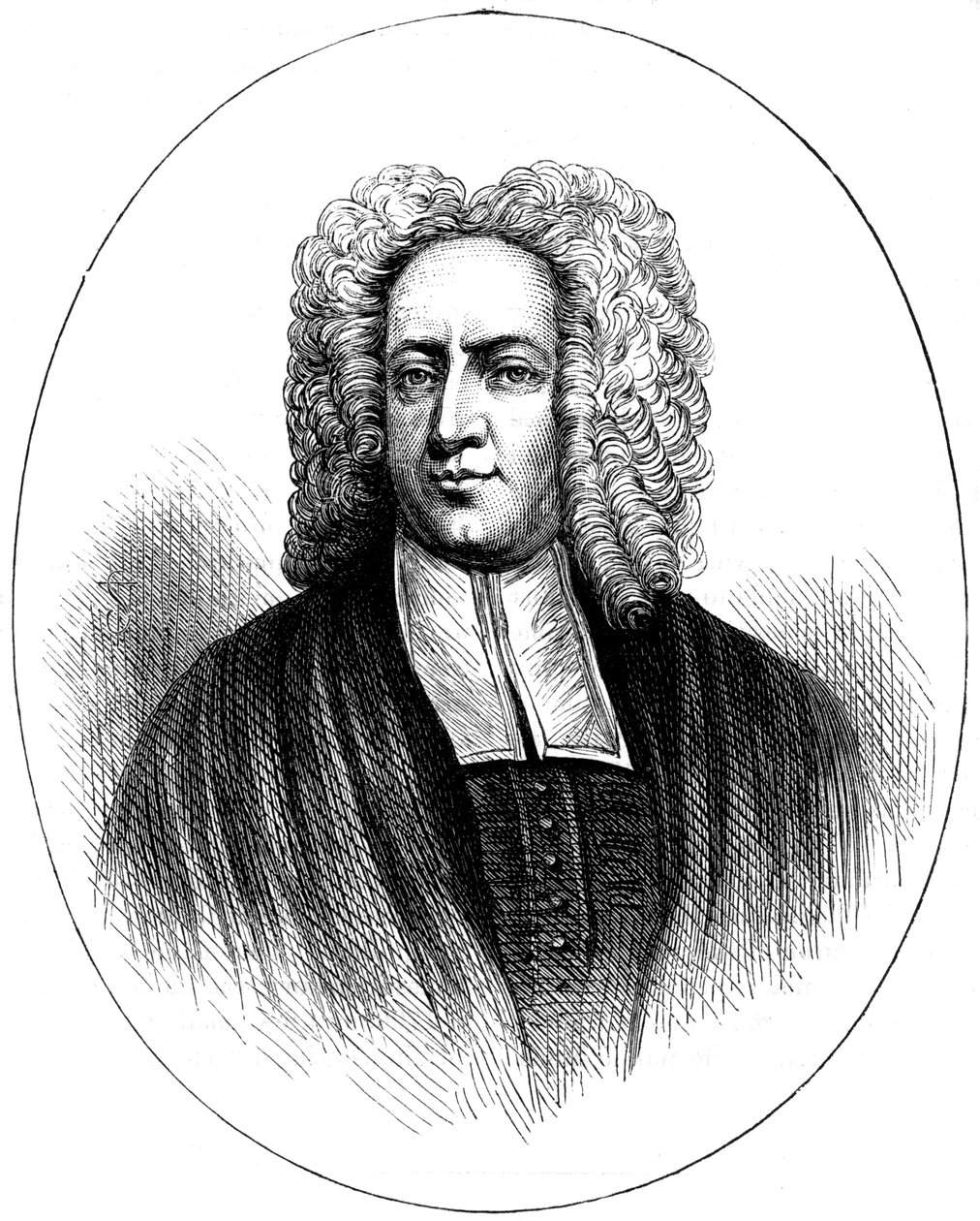The Reverend Cotton Mather, sent 1600-tal eller tidigt 1700-tal c1880 av Unbekannt
