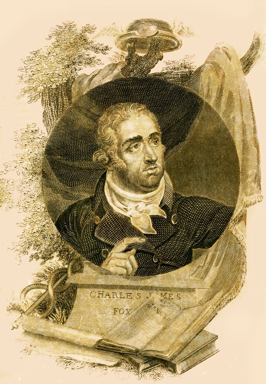 The Right Honorable Charles James Fox, 1749-1806, 1816. av Unbekannt