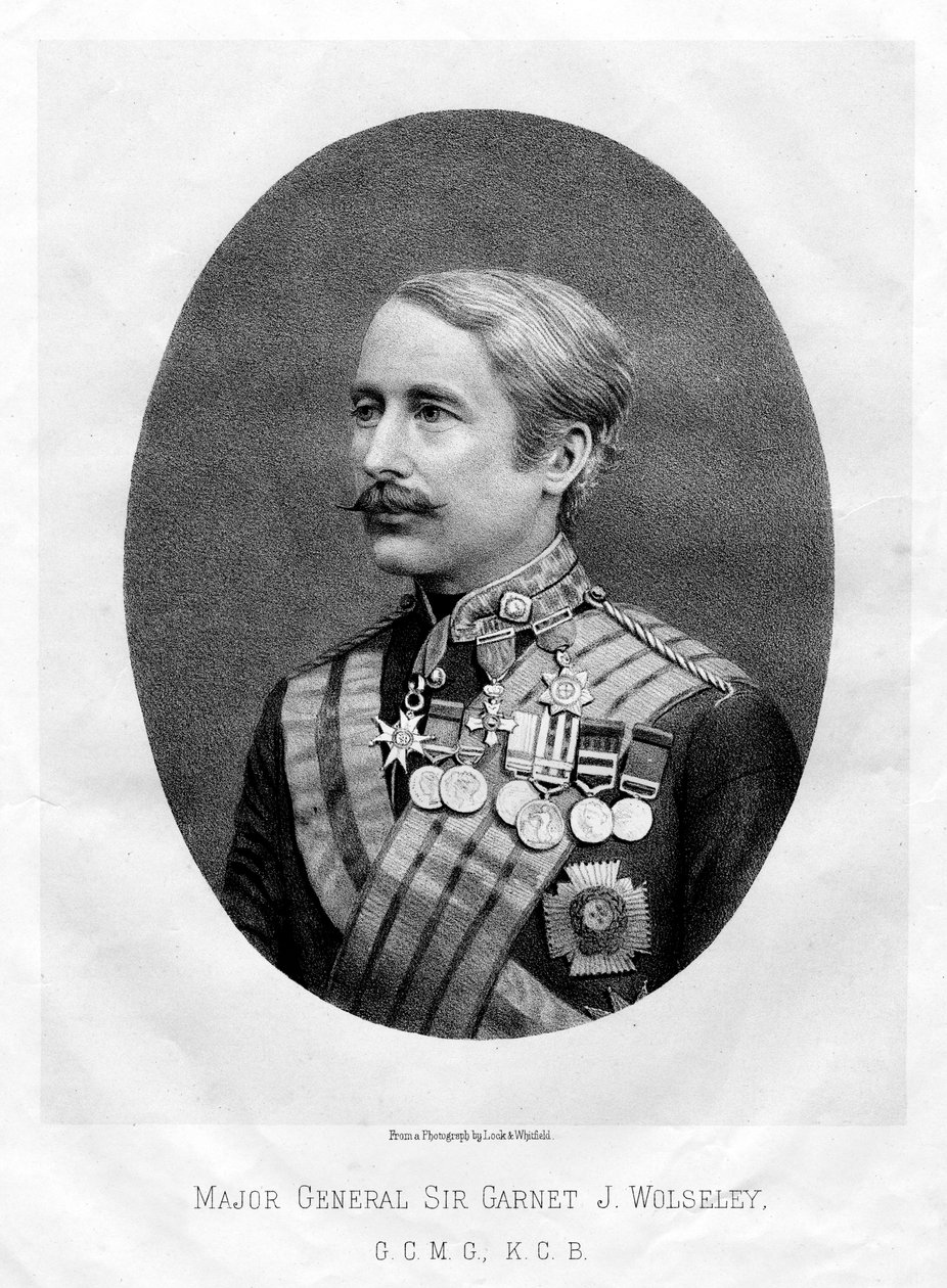 The Right Honorable Garnet Joseph Wolseley, brittisk fältmarskalk, 1880 av Unbekannt