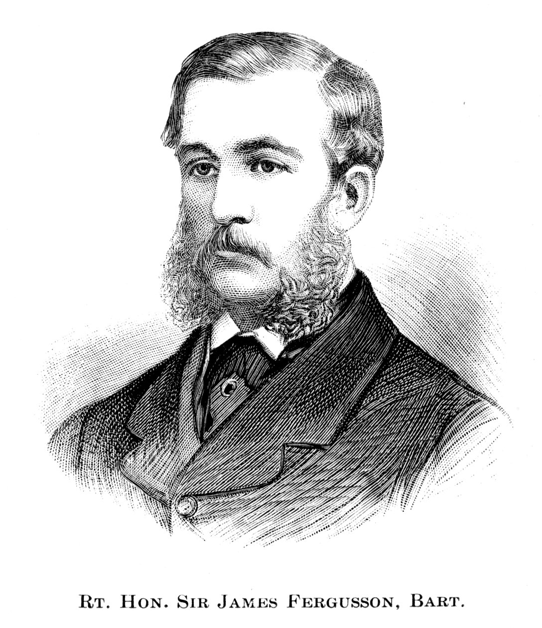 The Right Honorable Sir James Fergusson, 1886 av Unbekannt