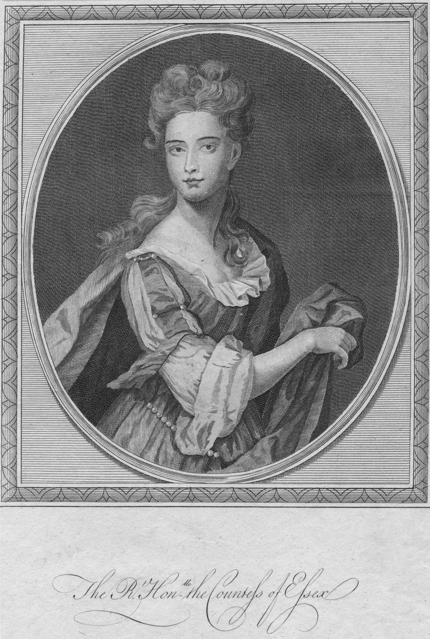 Den höge ärade grevinnan av Essex, 1787. av Unbekannt