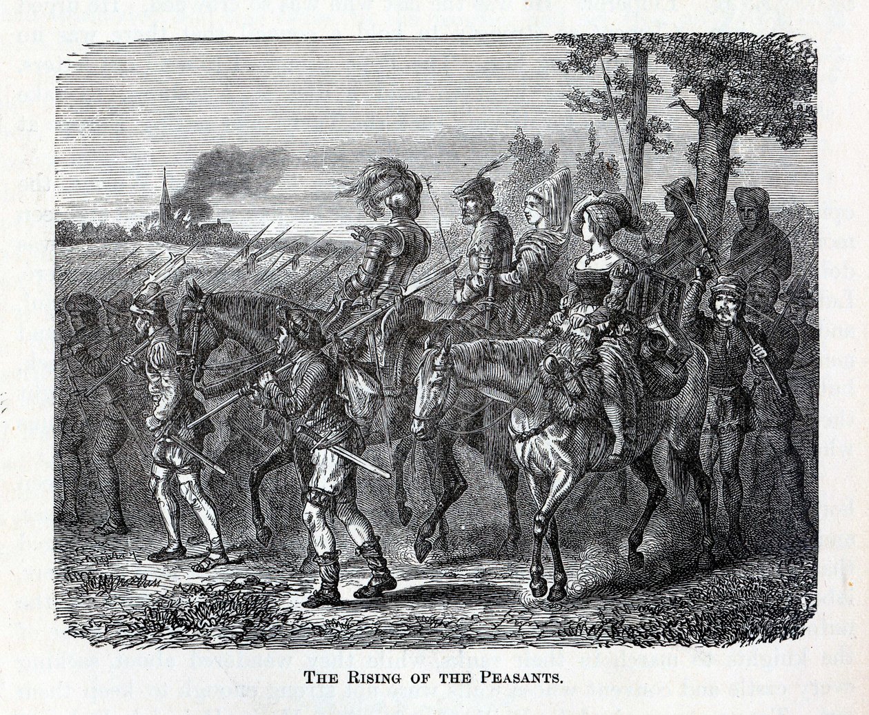 Böndernas resning, 1882 av Unbekannt