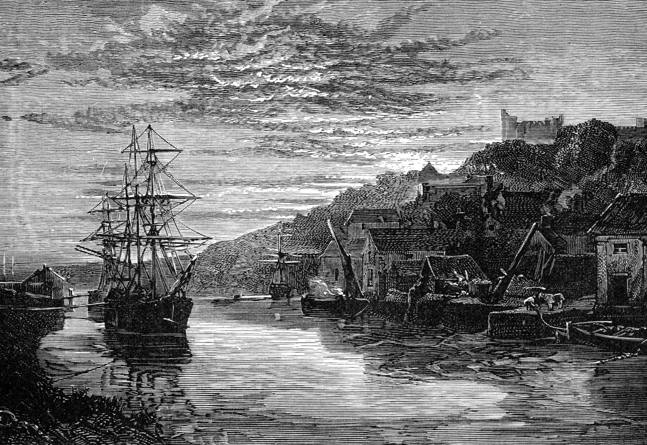 Floden vid Arundel, Sussex, 1900 av Unbekannt