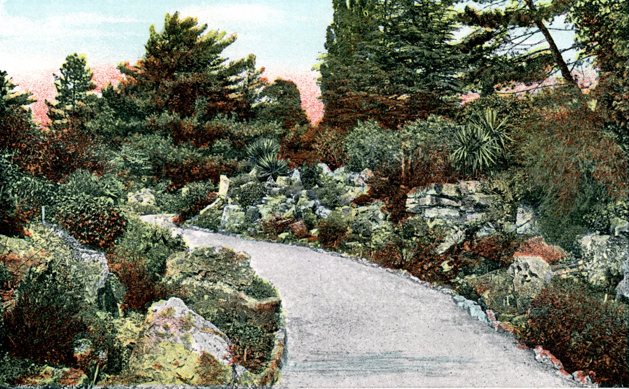 The Rockery, Kew Gardens, Richmond upon Thames, London, 1900-talet av Unbekannt