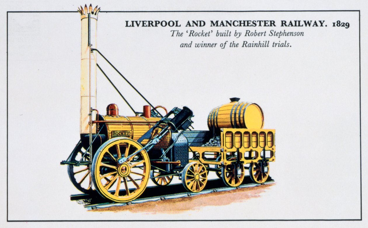 The Rocket, Liverpool and Manchester Railways, 1829, 1900-talet av Unbekannt